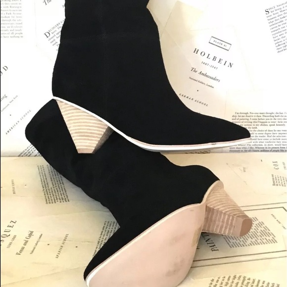 Jeffrey Campbell Slouchy Boot Suede Point Toe 9 - Picture 4 of 8